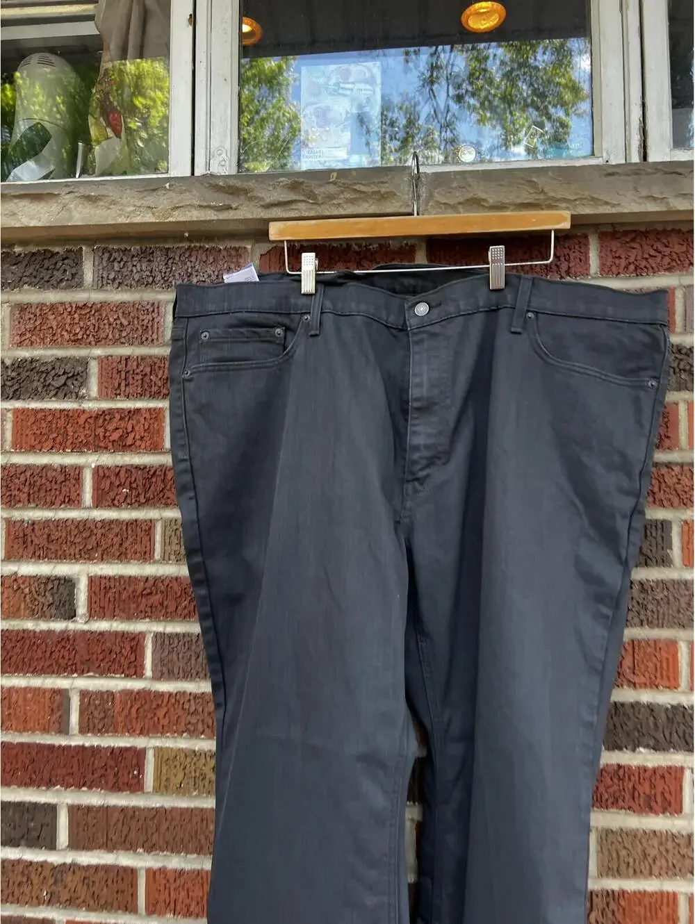 Levi’s Off Black Straight Fit Jeans